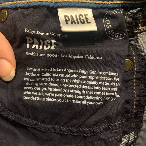 “Skyline” Skinny Jeans in “Carson” Wash  { Paige } - Picture 7 of 10